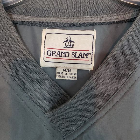 Men's Grand Slam Penguin Long Sleeve V-neck Pullover, Size Medium - Picture 3 of 9